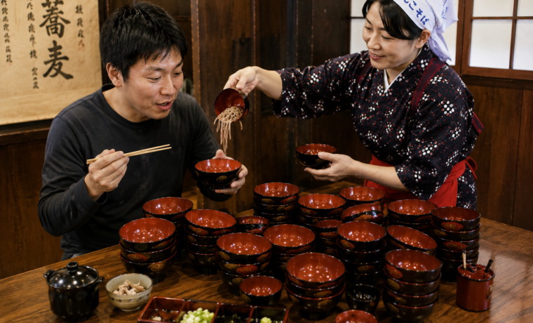 岩手のわんこそば